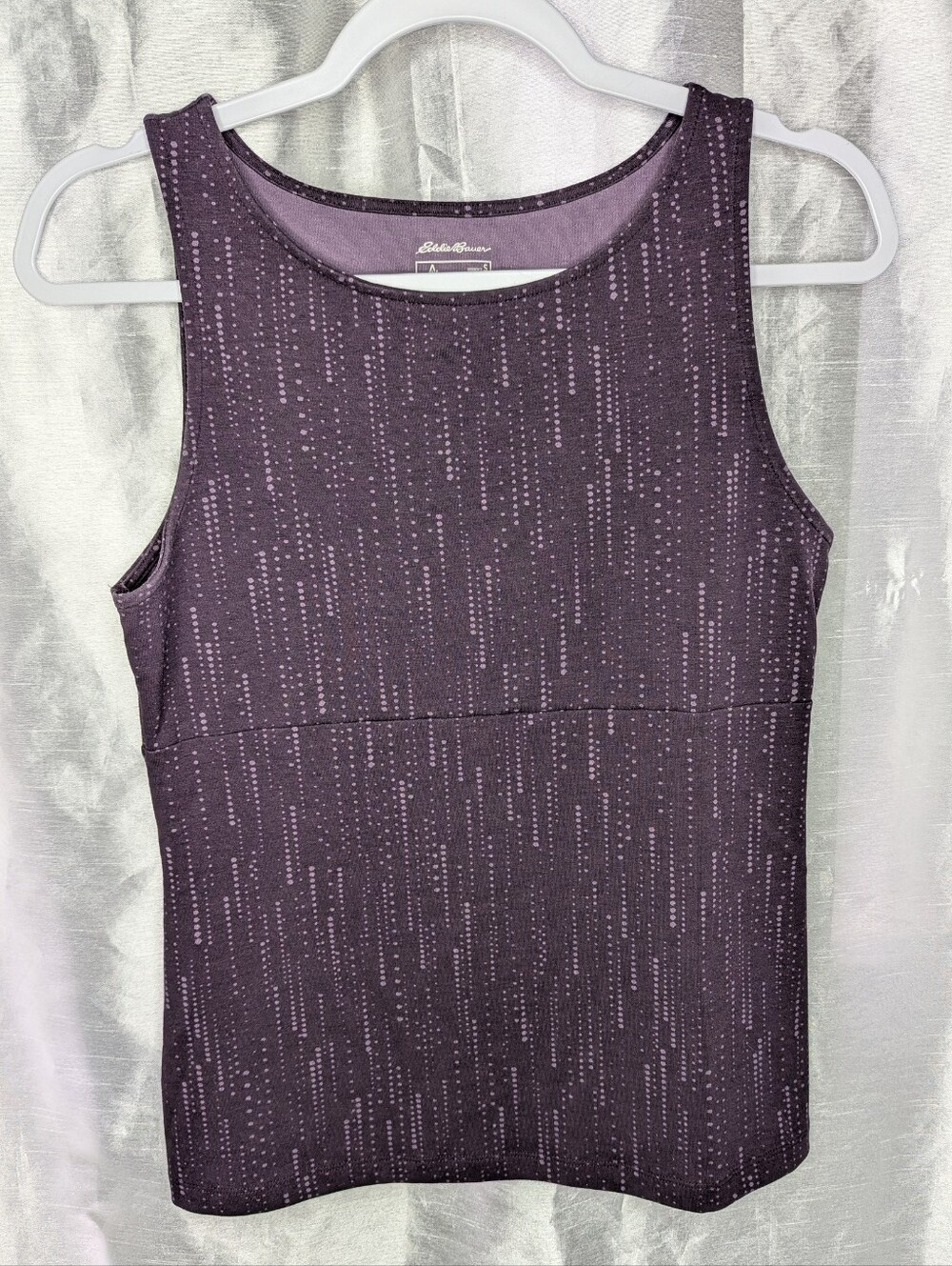 Eddie Bauer Plum Sleeveless Performance Top
